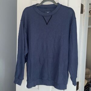 Aerie Big Chill Textured Crew Waffle Small